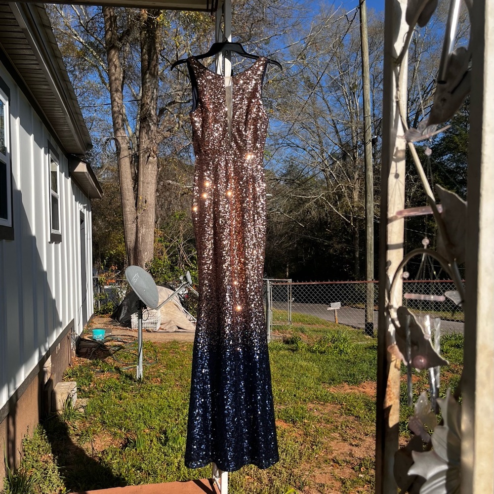 Sequin Ombre Gown